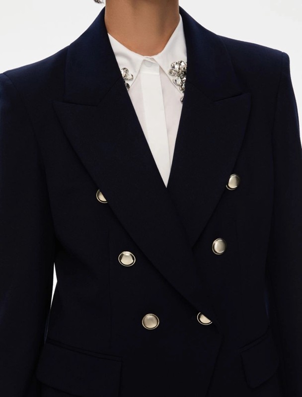 Blazer doppio petto strech