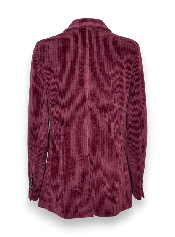 Giacca doppio petto velluto a coste