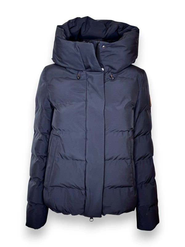 Ecopiumino artic con cappuccio fisso