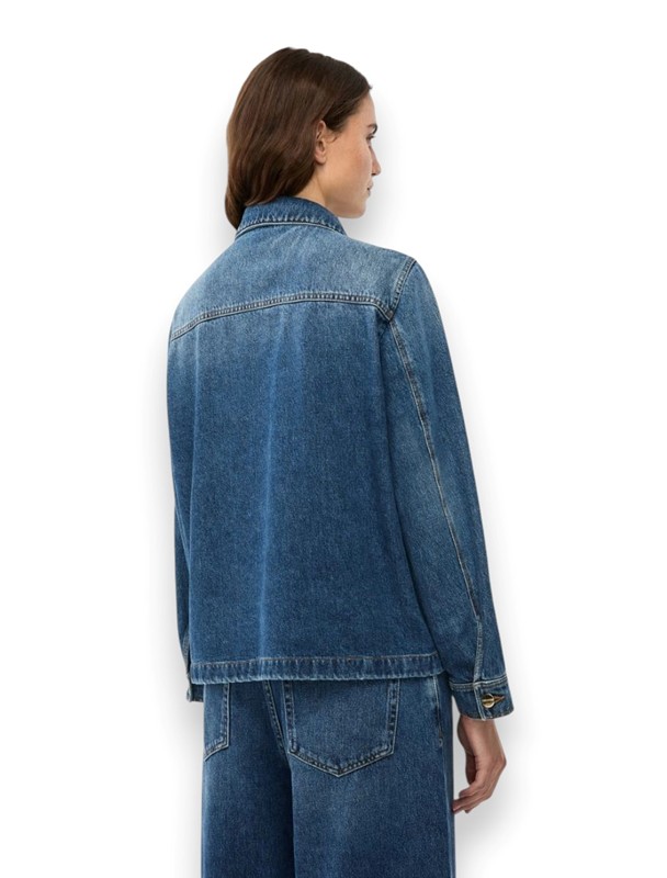 Giacca diritta in denim
