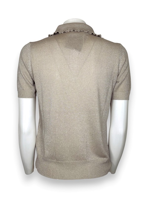 Polo mezza manica viscosa lurex
