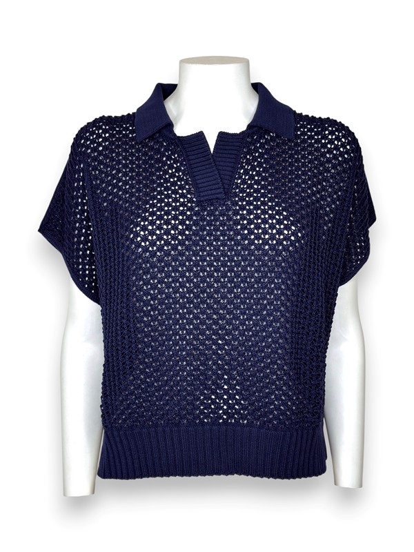 Polo mezza manica a rete