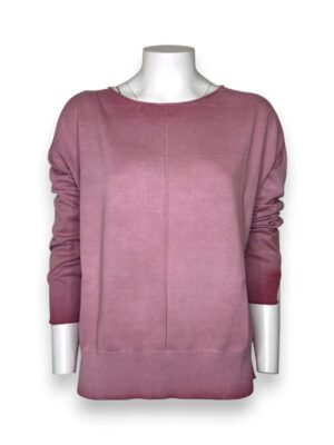 Girocollo over filo manica lunga+nervatura