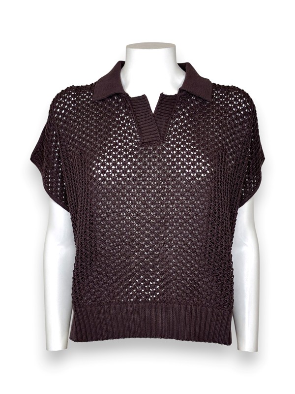 Polo mezza manica a rete