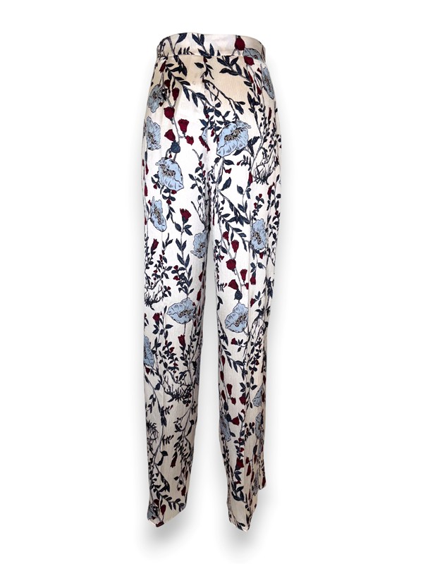 Pantalone diritto stampa fiori