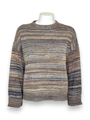 Girocollo filo riga multicolor