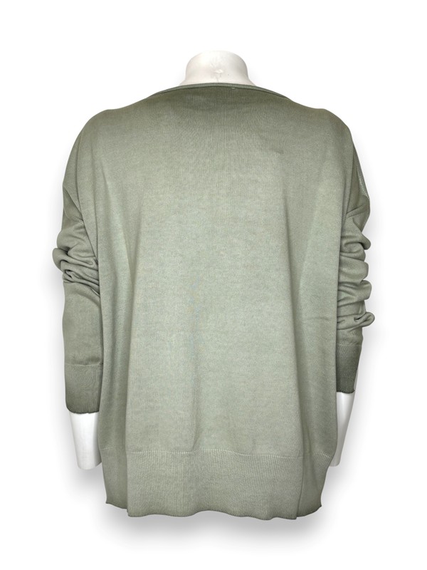 Girocollo over filo manica lunga+nervatura