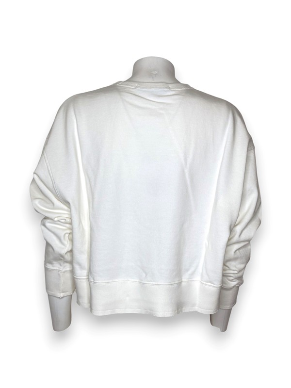 Girocollo felpa over cropped