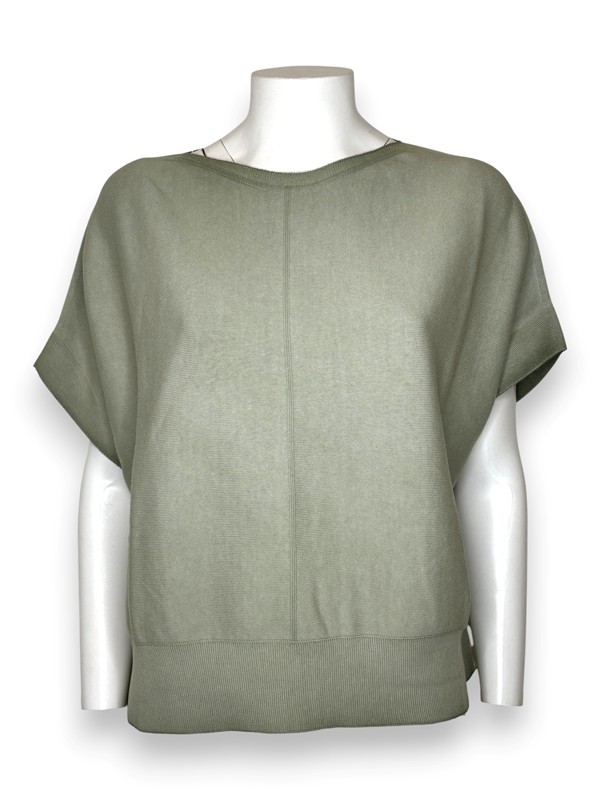 Girocollo over filo mezza manica