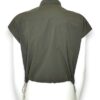 Camicia cropped nylon riciclato