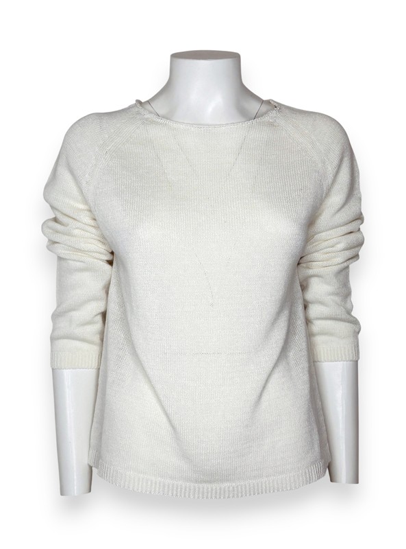 Girocollo manica lunga cotone lino