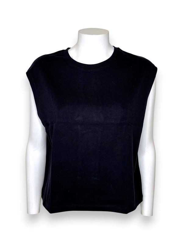 T-shirt senza maniche cotone supima