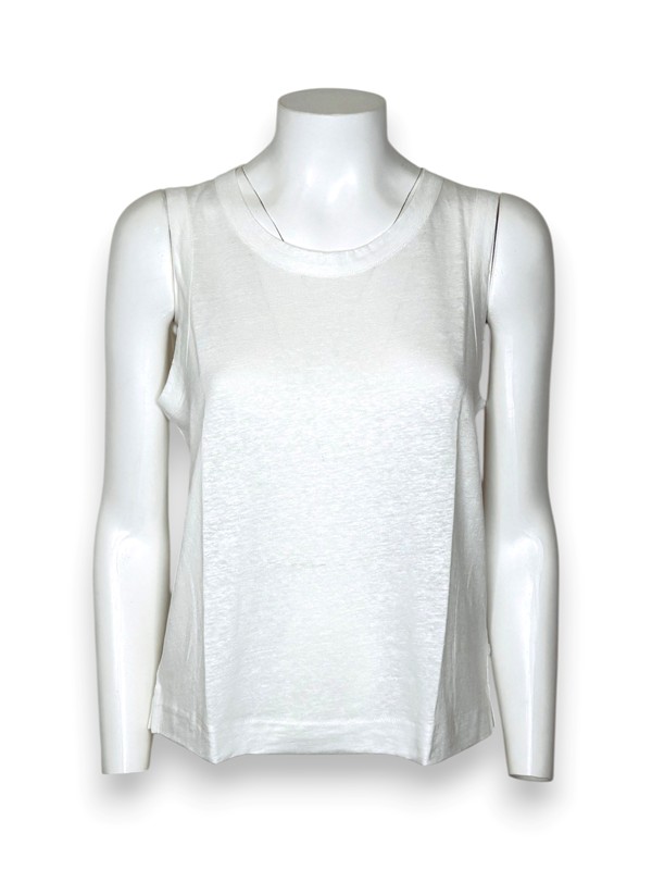 Canotta lino elastane