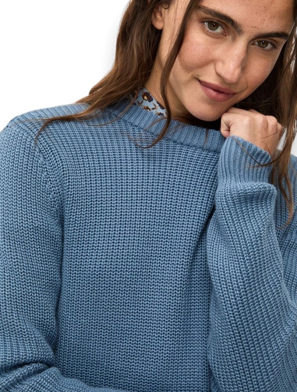 Girocollo filo costa inglese