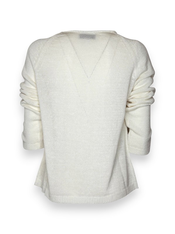 Girocollo manica lunga cotone lino