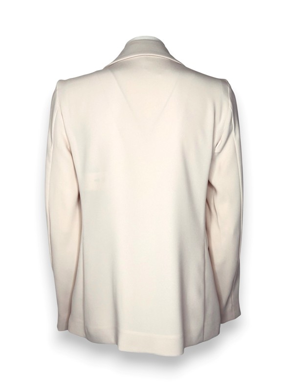 Giacca doppio petto over crepe