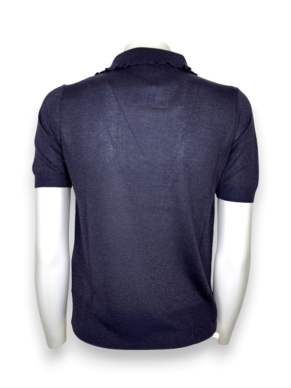 Polo mezza manica viscosa lurex