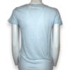T-shirt scollo v mezza manica lino elastan