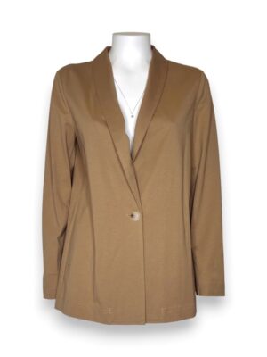 Giacca monopetto over cotone viscosa