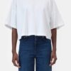 T-shirt cropped cotone organico