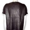 T-shirt costina spalmata lurex
