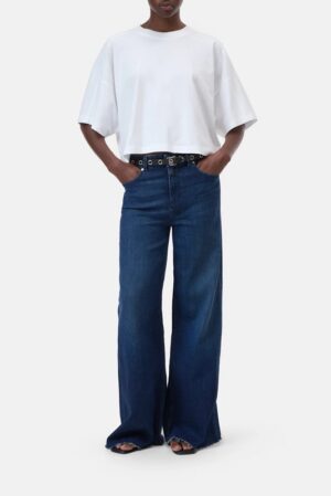 T-shirt cropped cotone organico