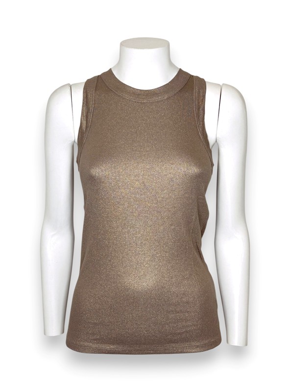 Top costina lurex viscosa elastan