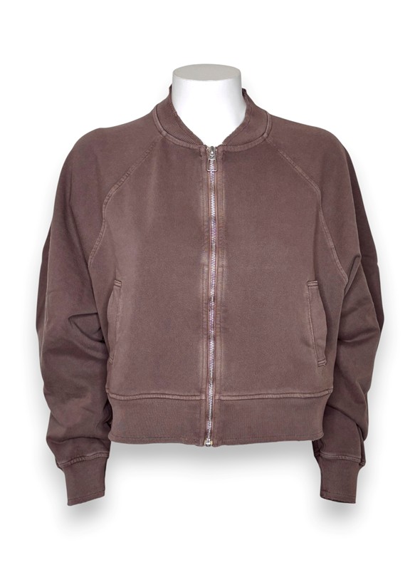 BBB5AB91BA8B694AF581A50E9EE06121_ Bomber felpa cropped