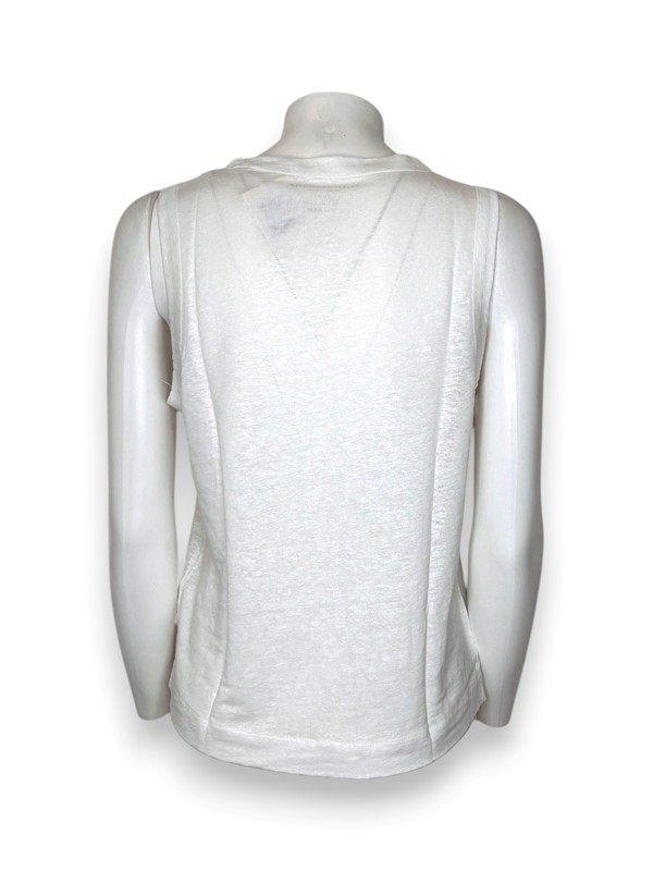 Canotta lino elastane