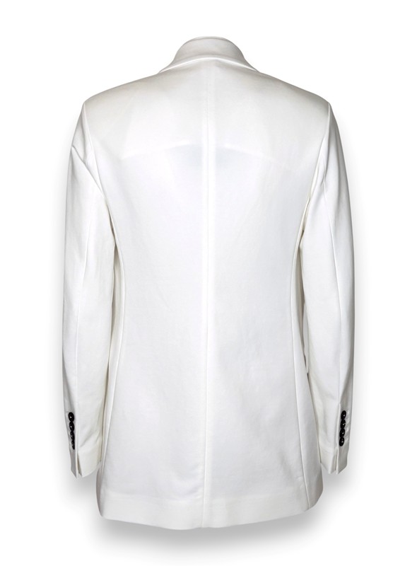 Giacca doppio petto felpa stretch