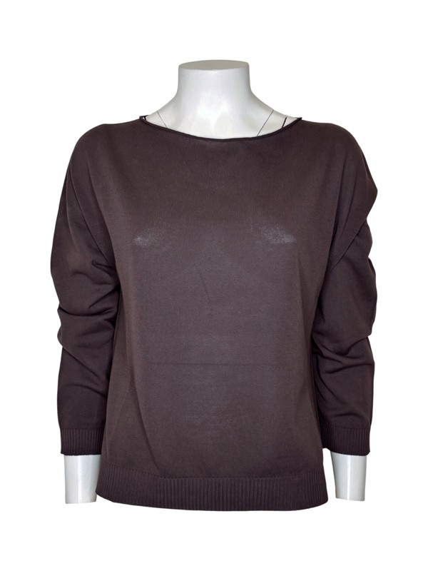 Girocollo filo manica lunga