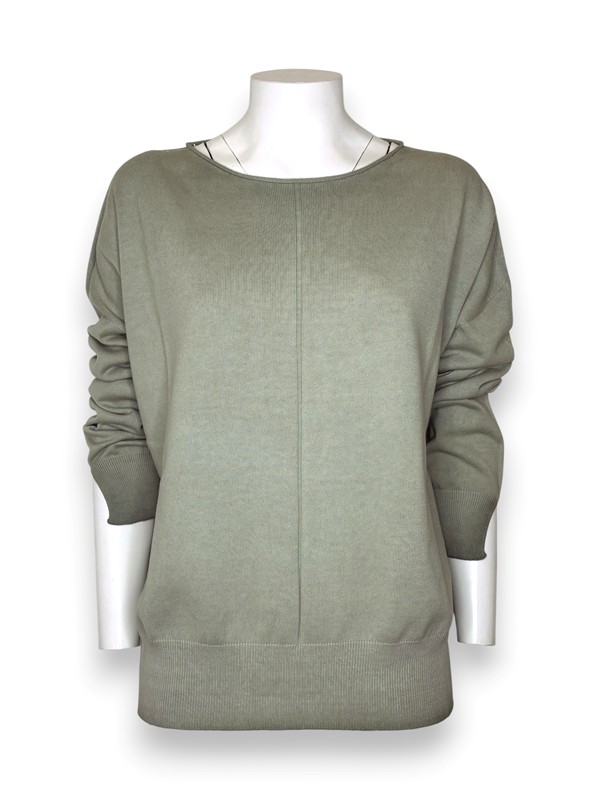 Girocollo over filo manica lunga+nervatura