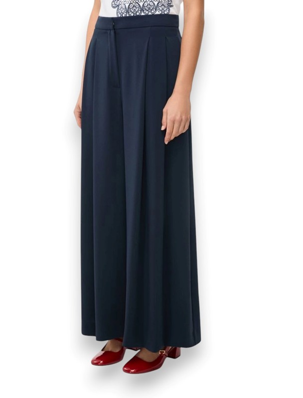 Pantalone palazzo crepe