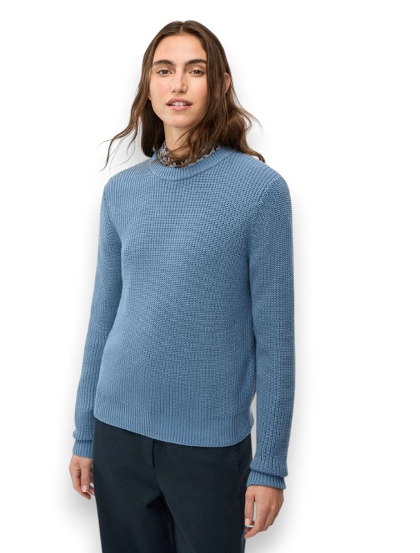 Girocollo filo costa inglese