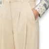 Pantalone palazzo wide leg drill