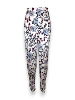 Pantalone diritto stampa fiori