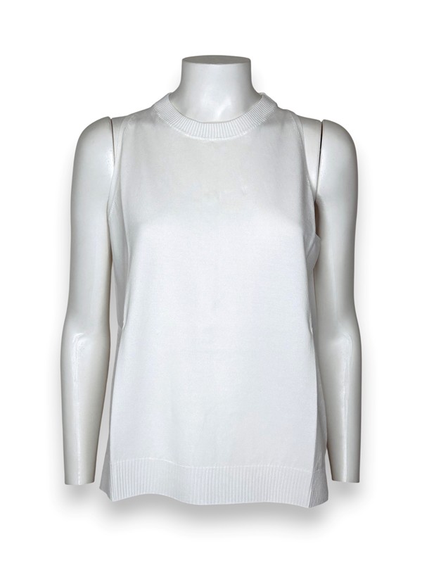 Gilet filo+bottoni schiena