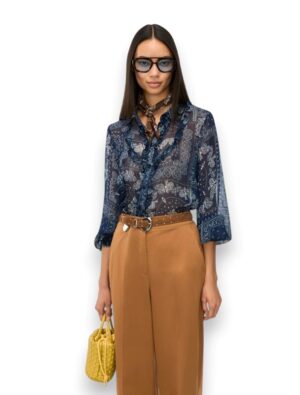 Camicia manica lunga fantasia bandana+russe