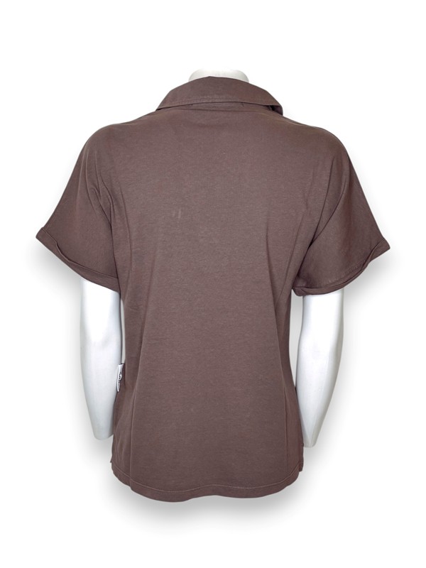 Polo scollo v mezza manica