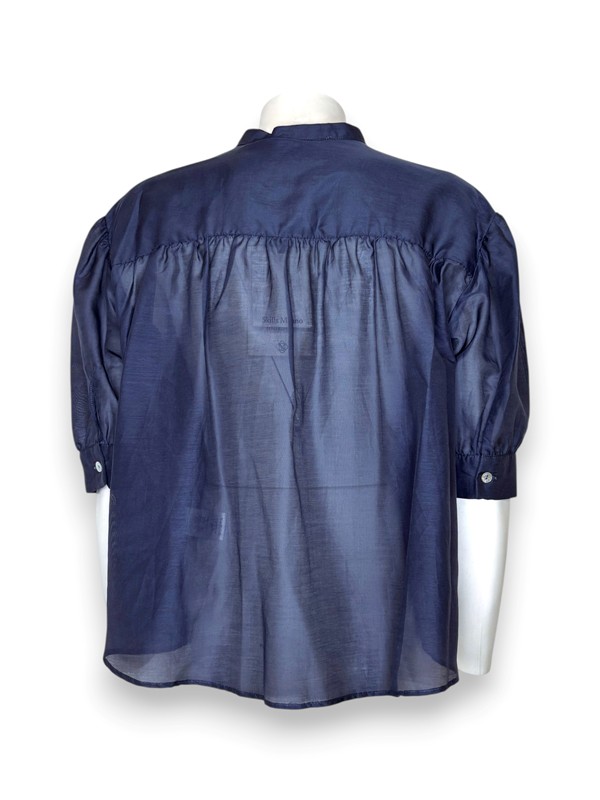 Blusa over mussola seta