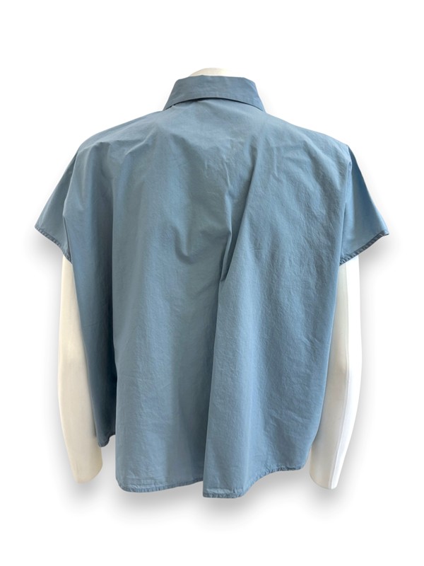 Camicia mezza manica garza