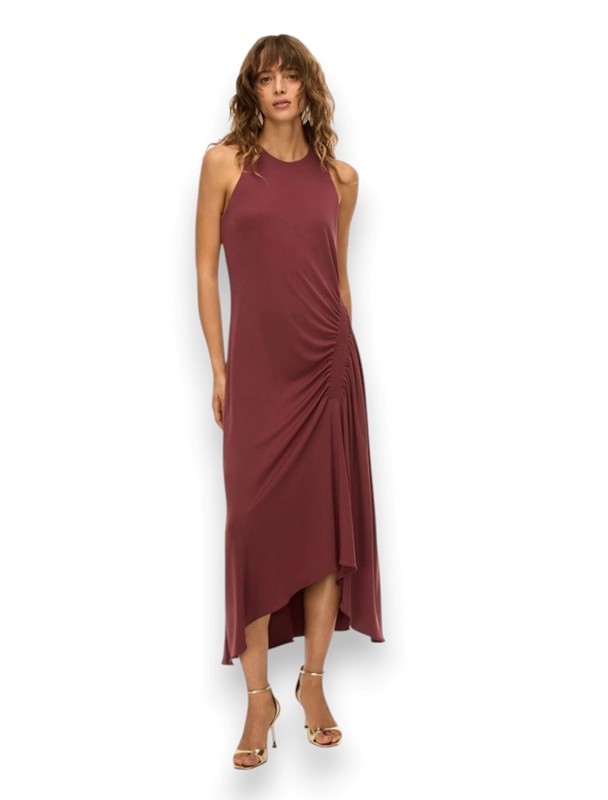 Abito tubino lungo graffato