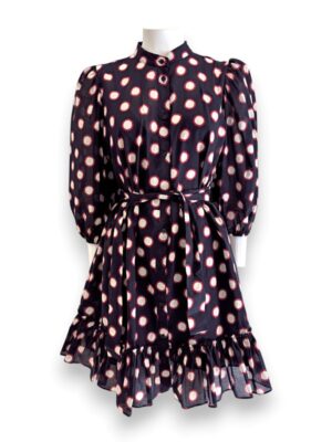 Abito ampio+cintura pois cotone