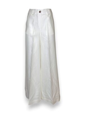 Pantalone palazzo farfalla lino cotone