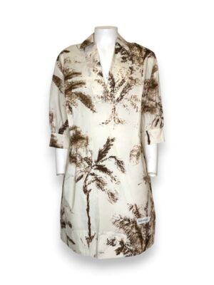 Camicione popeline stampa palme