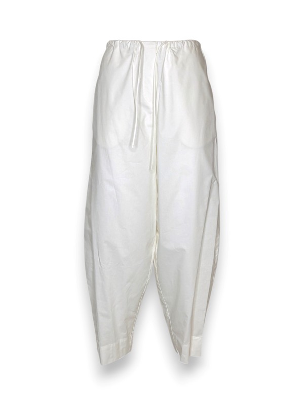 Pantalone barrel giapponese popeline