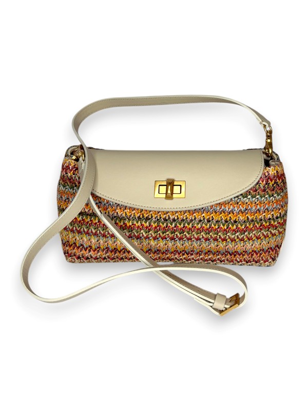 Bustina+tracolla rafia