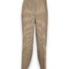 Pantalone palazzo rigato cotone