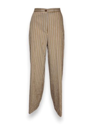 Pantalone palazzo rigato cotone