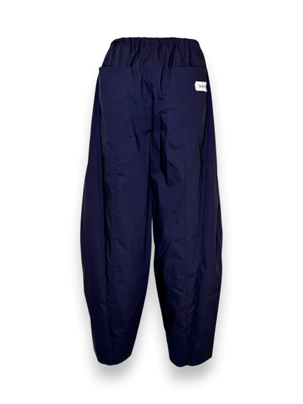 Pantalone barrel giapponese popeline